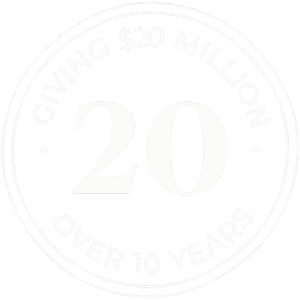 2025: Frank & Eileen doubled its commitment to $20 million!
